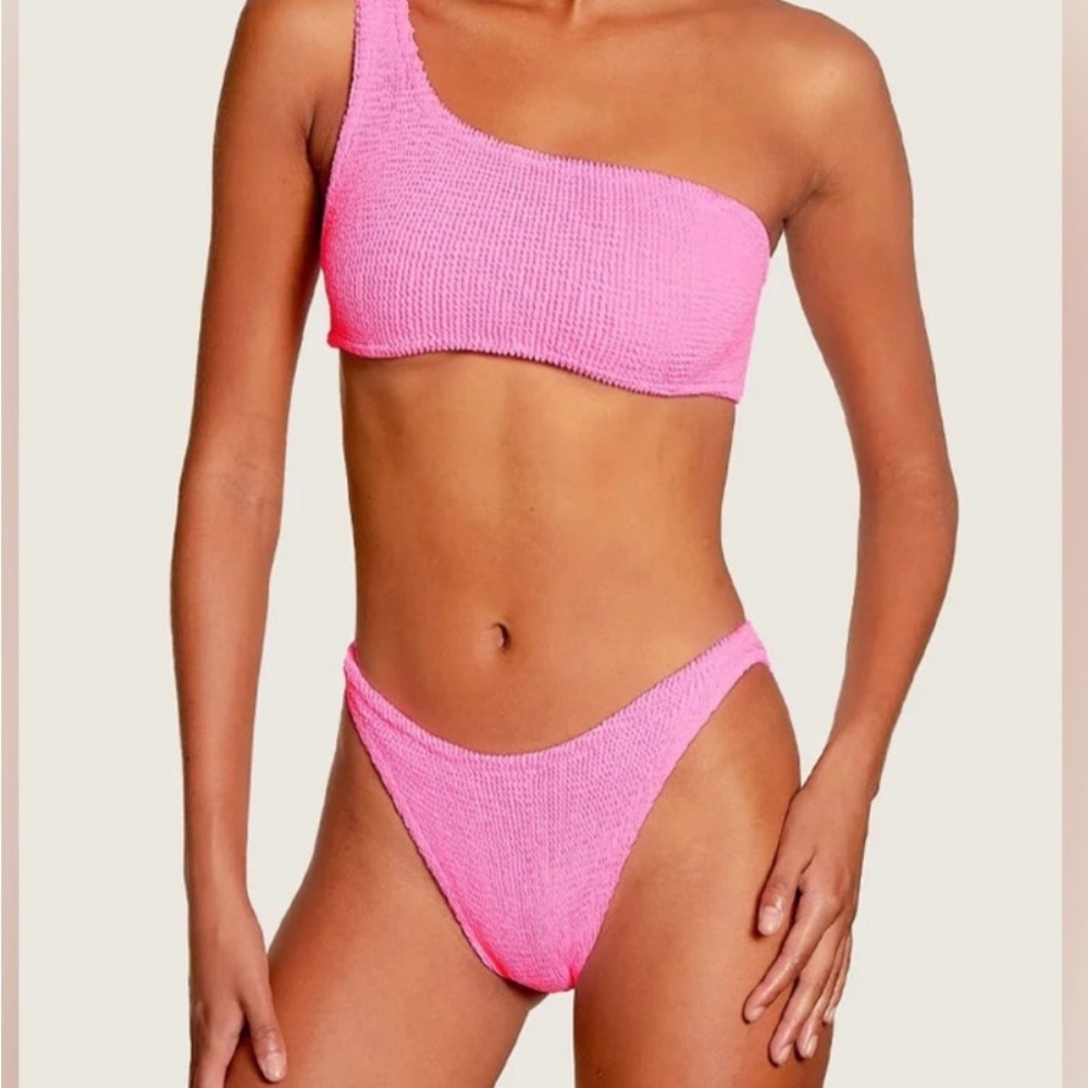 Hunza G Nancy Bikini Neon Pink